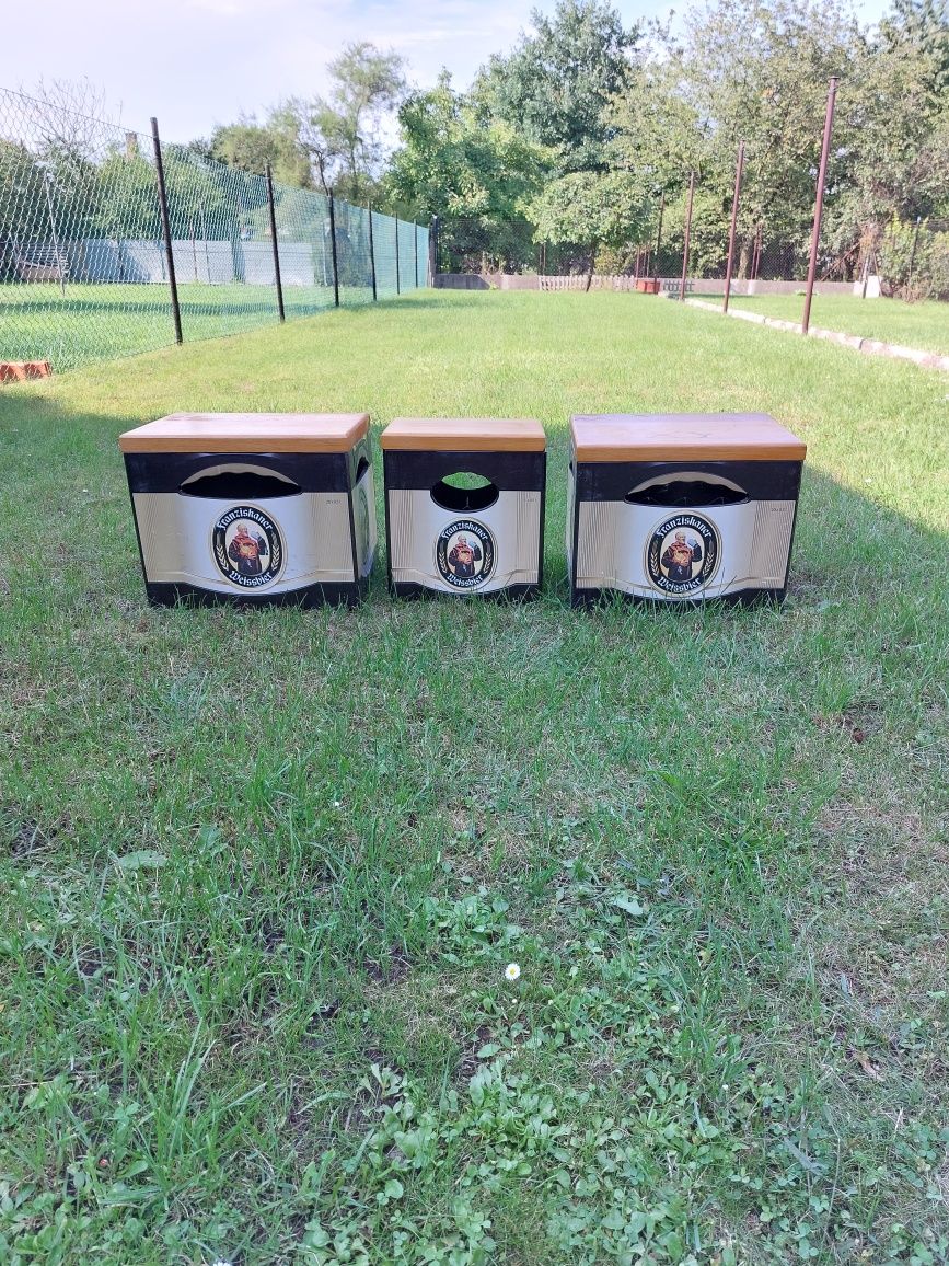 Siedziska ze skrzynek