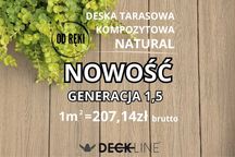 Deska kompozytowa tarasowa 3D DREWNOPODOBNA - szybka dostawa -