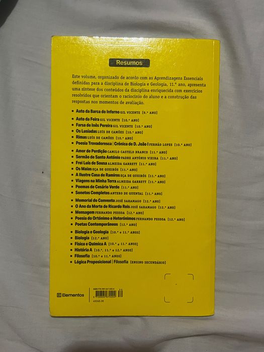 Livro de resumos biologia e geologia