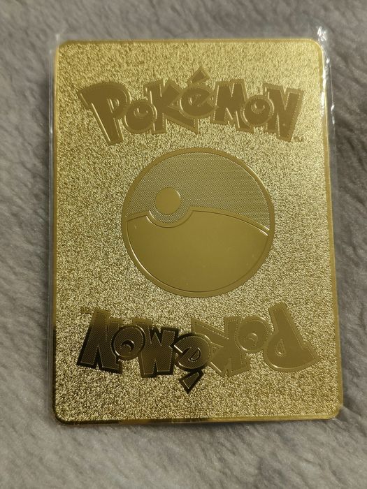 Karta Pokemon Metalowa Złota Venusaur Charizard Blastoise