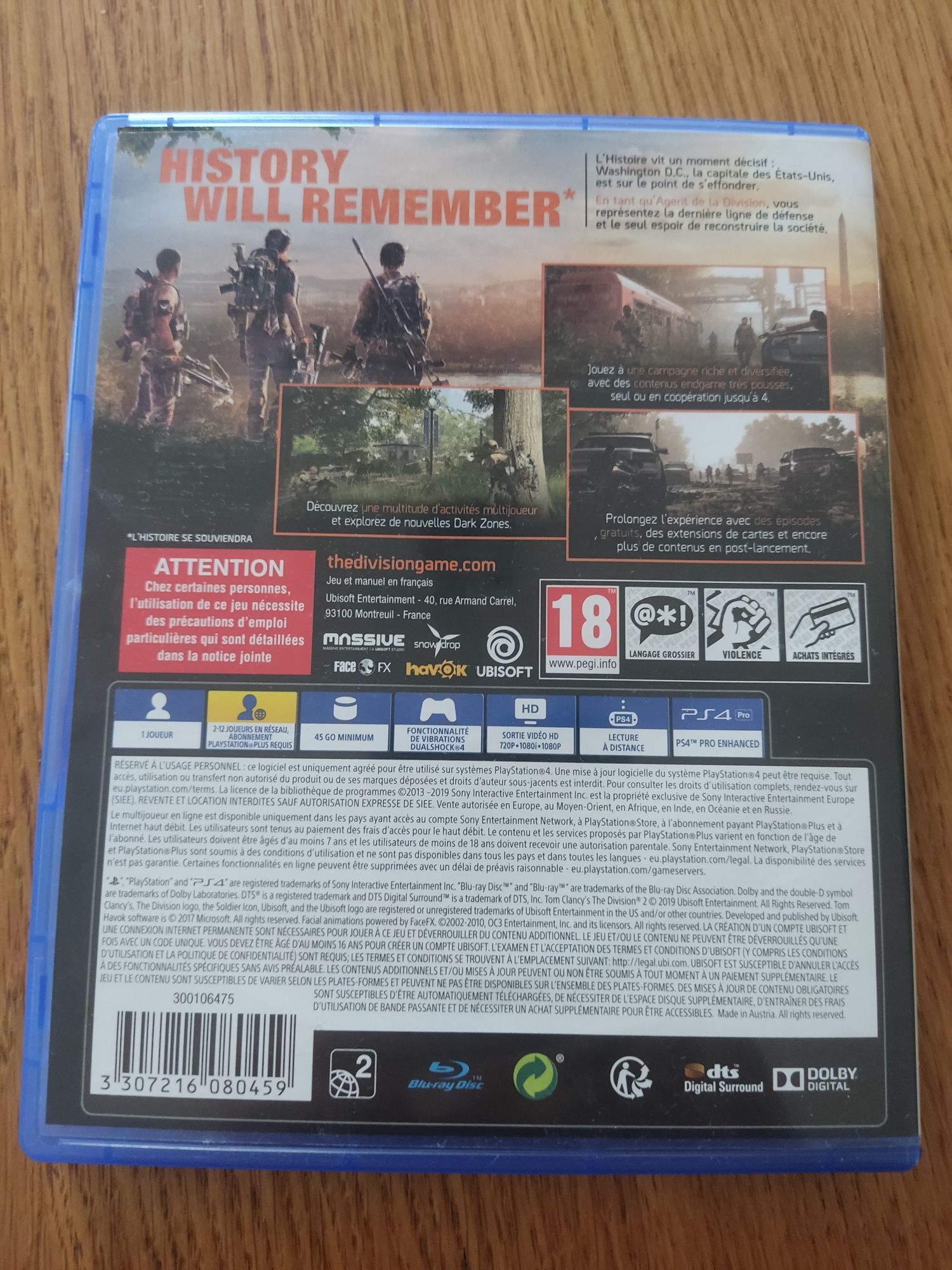 Sprzedaję płyte na PS4 nazywa się the division2 tom clancy's