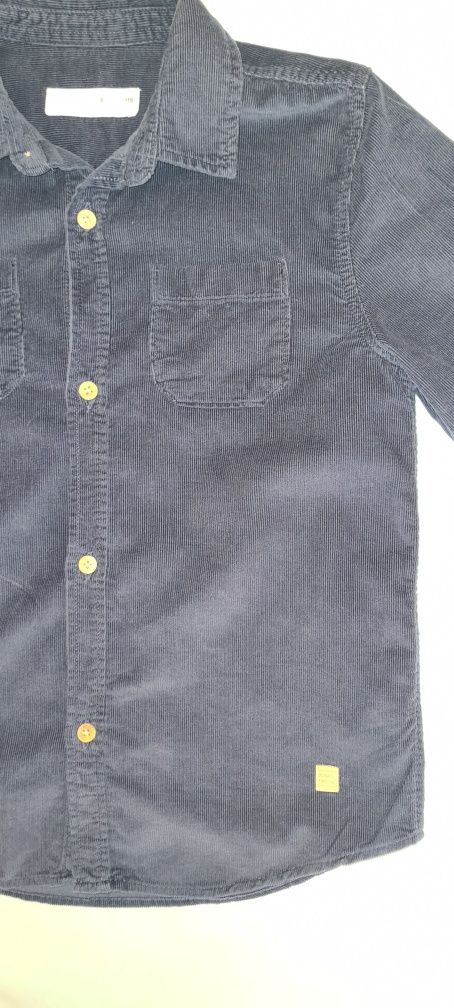 Camisa Bombazine azul escura Zara 6 anos