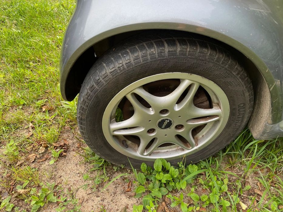SMART FORTWO koła alu z oponami conti