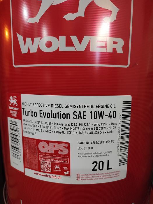 Моторне масло WOLVER 10w40, опт ціни, безкоштовна доставка, оригінал.
