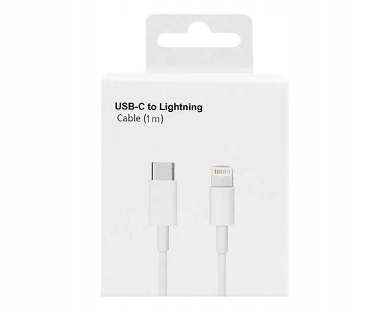 Kabel do Ładowania IPhone 7,8,X,11,12,13 Pro Ładowarka Apple 1m USB-C