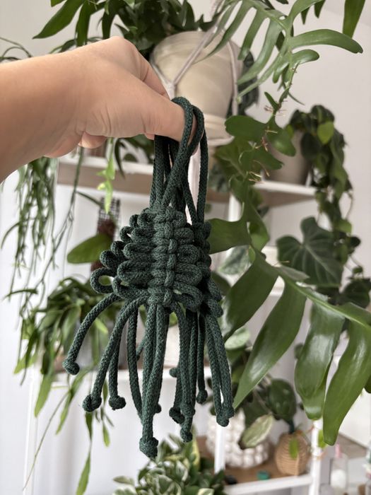 Ozdoby choinkowe Boże Narodzenie makrama