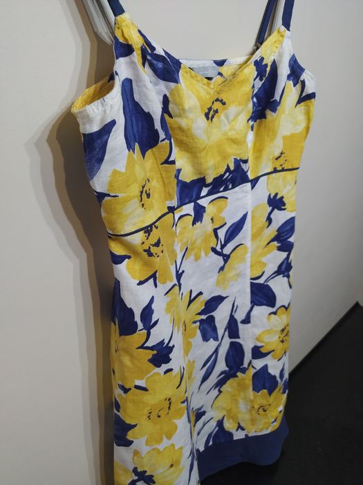 Sukienka lniana Marks&Spencer Per Una UK12/EUR40 M/L