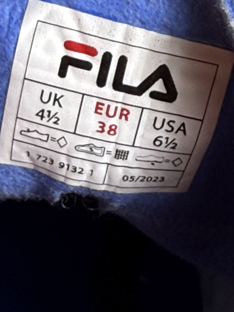 Сороконожки оригинал Fila  детские  38 бутсы копы футбольные