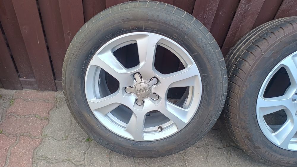Kola aluminiowe z oponami letnimi 16" Audi A4 B8 225/55R16 Kumho 4522