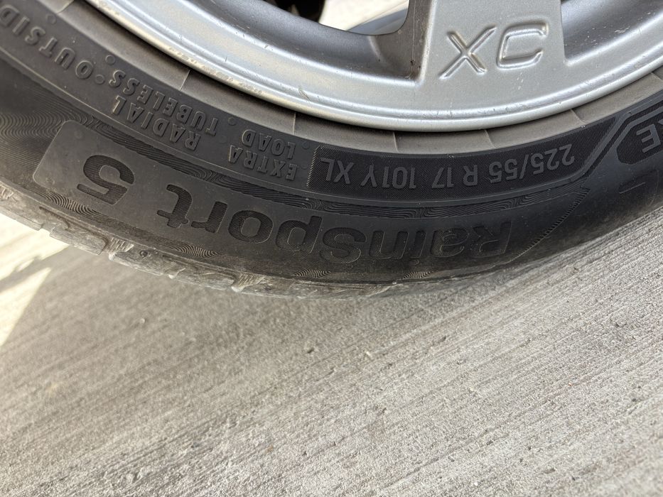 Koła Felgi 17 cali do Volvo XC70, XC60, V70 z oponami  RainSport 5
