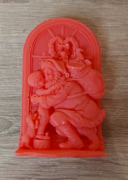 Mydelka glicerynowe. Mikołaj. Rękodzieło