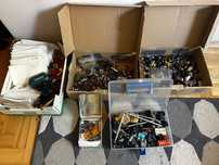 Cześci elektroniczne tranzystory, rezystory, kondensatory i inne.