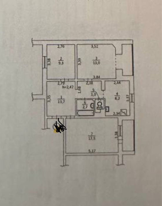 ВИГІДНО! Продаж 3к квартири пр.Свободи Подільський.Виноградар