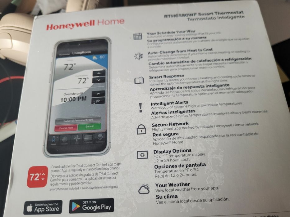 Термостат wifi HONEYWELL USA RTH6580WF