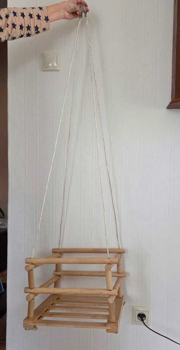 Huśtawka na drzwi drewniana PRL