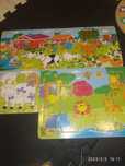 Puzzle drewnianej ramce