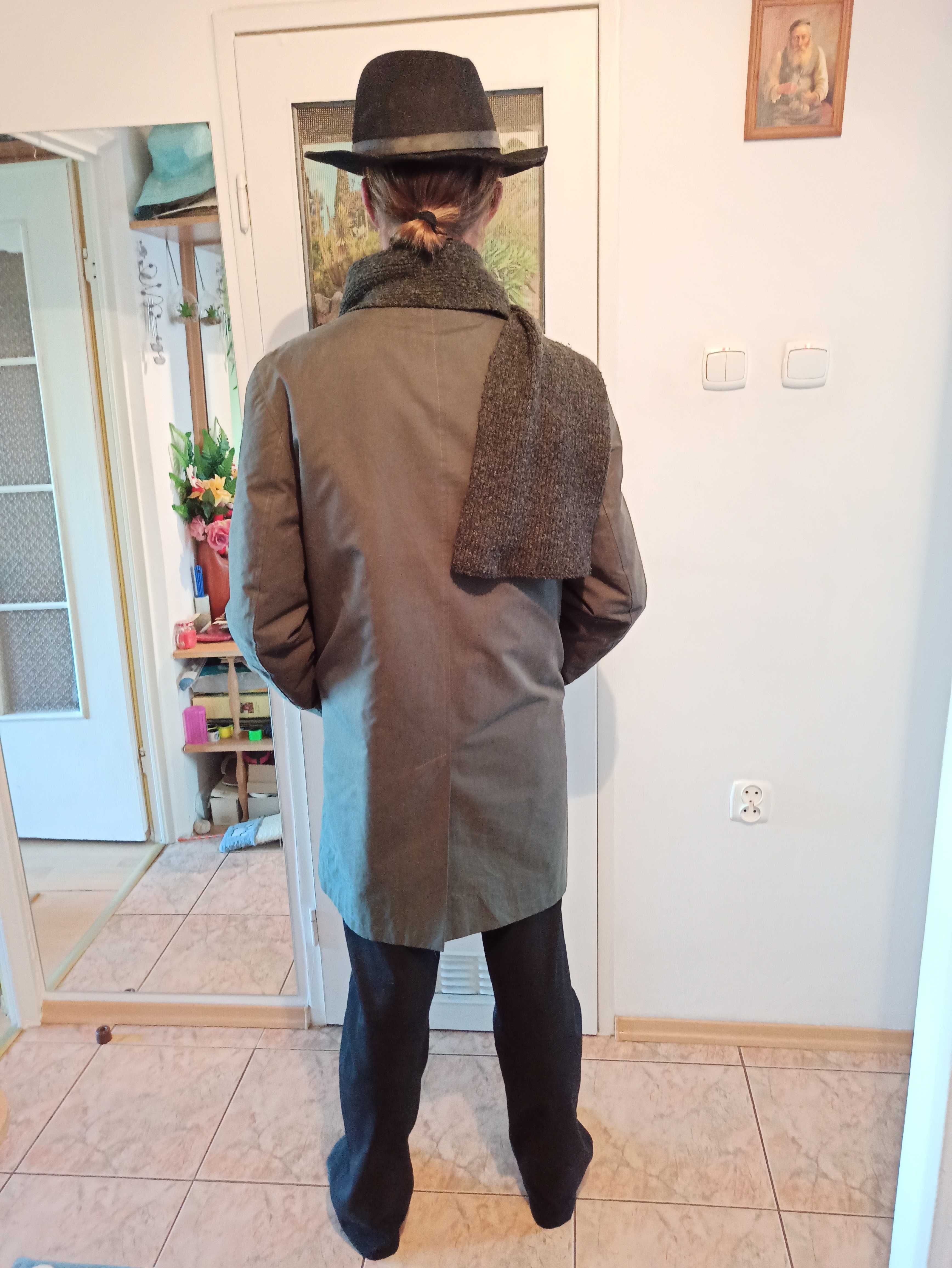 Elegancki biznesowy płaszcz męski Gamatex rozmiar 50