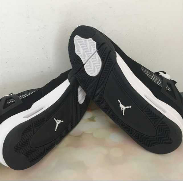 Buty Trampk Jordan 4 Retro White Thunder R.44