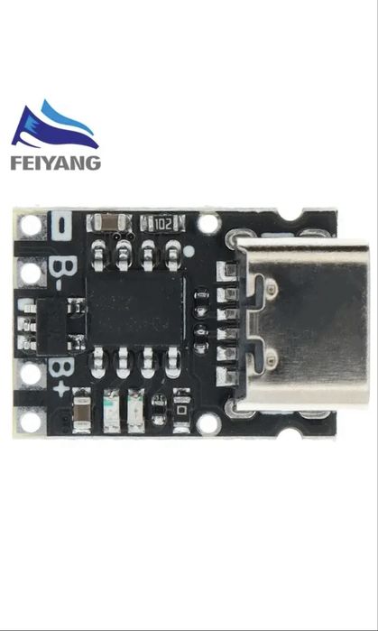 Плата зарядки для Lit-ion аккумуляторів TP 4056 mini з Type-C