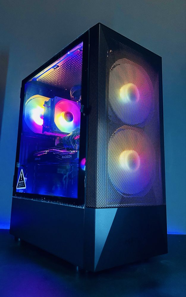 Komputer Do Gier Gamingowy RGB Intel I7 6X3,7Ghz RX6700XT 32GB DDR4 M2