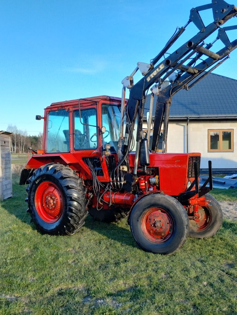 MTZ 80 z Turem 3 sekcyjnym stoll 95r ORYGINAŁ