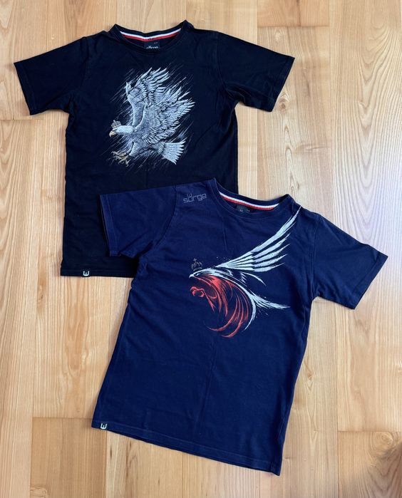 2x t-shirt patriotyczny Surge 158-164cm