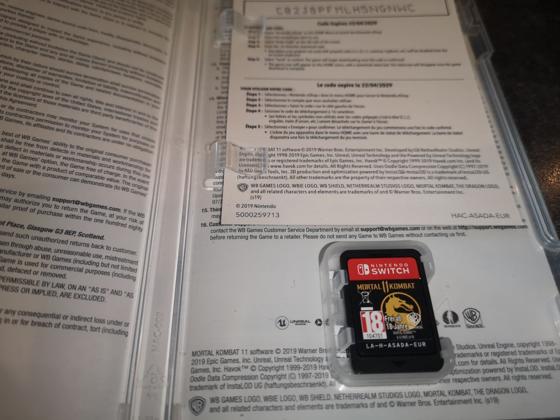 Mortal Kombat 11 SWITCH Nintendo gra (komplet kartridż) sklep Ursus