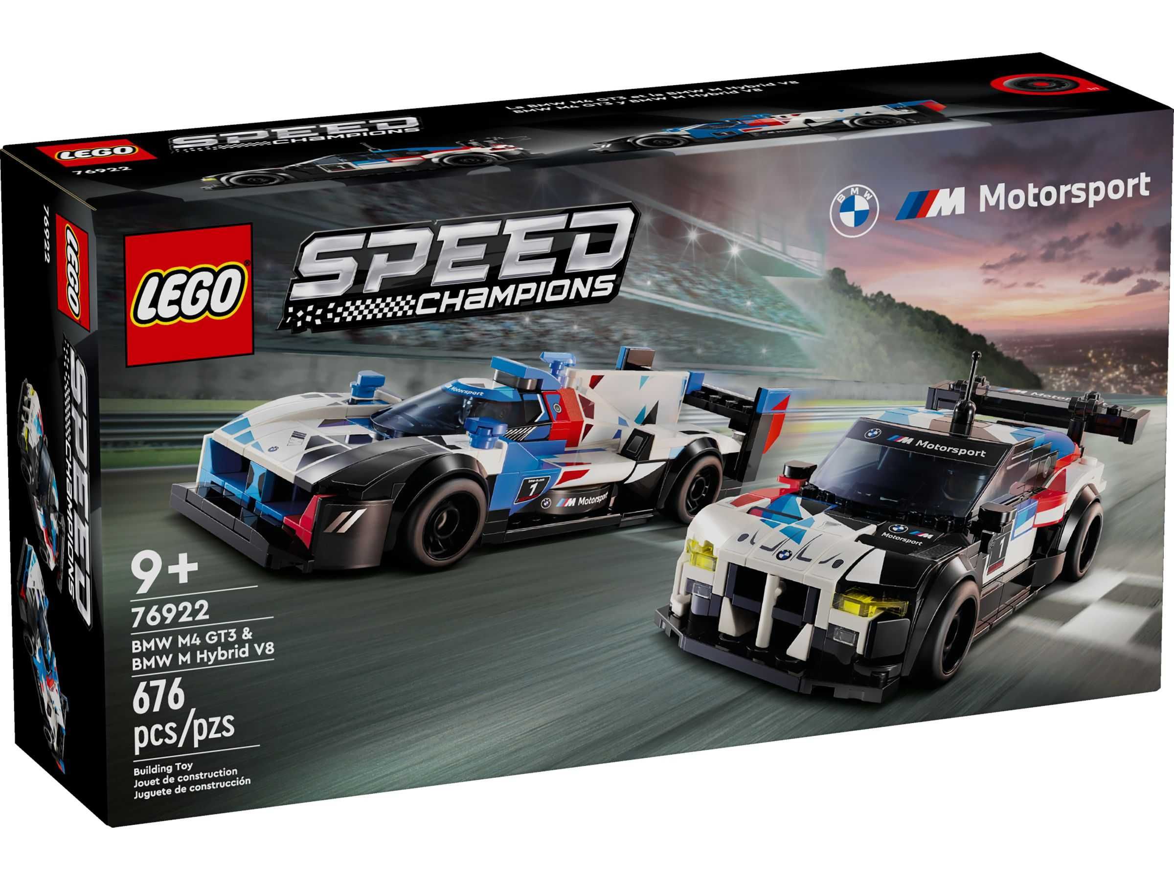 LEGO Speed Champions 76922 Wyścigowe BMW M4 GT3 & BMW M Hybrid V8 NOWE