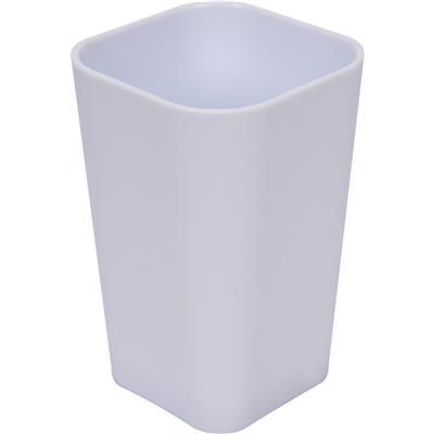 Kubek kosmetyczny cuboid white fala