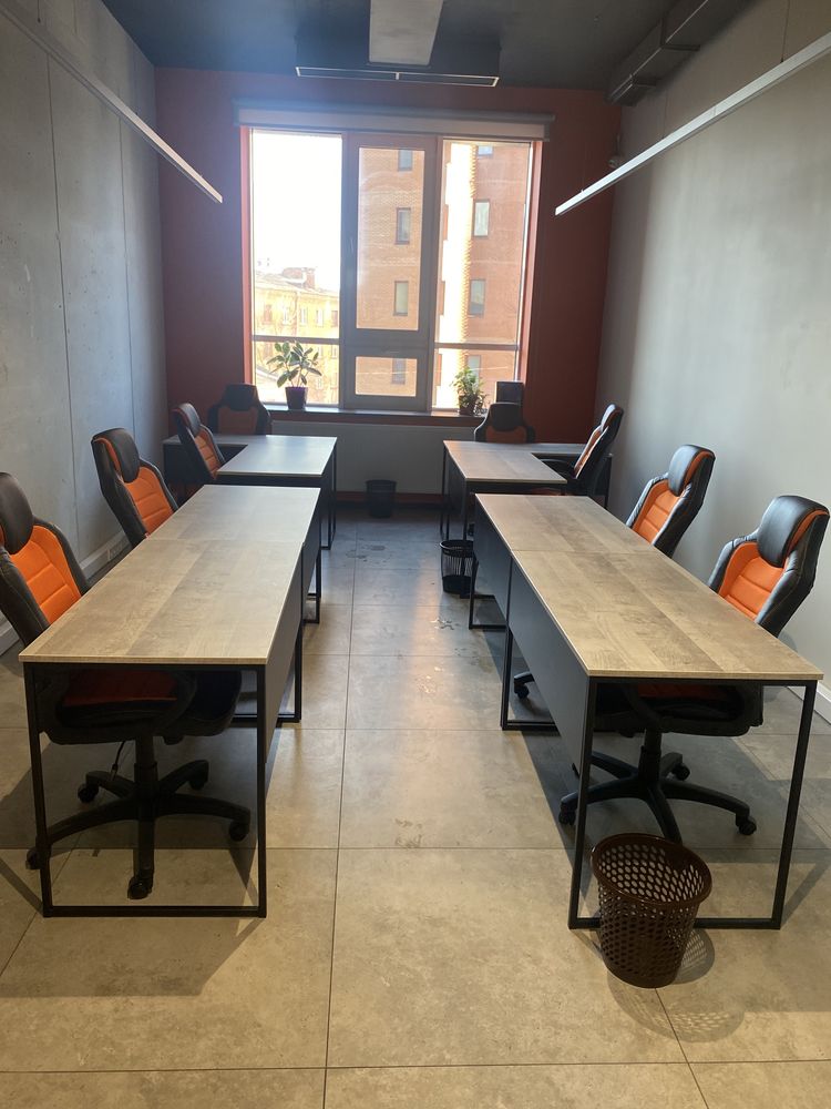 Столы офисные в стиле лофт оптом и в розницу коворкинг