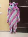 Strój, kombinezon, kigurumi jednorożec, unicor