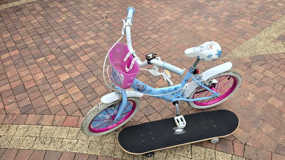 Rower Disney Anna i Elza Frozen dla dziewczynki 3 w 1