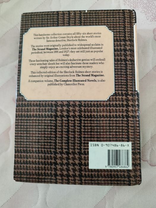 Livro em inglês Sherlock Holmes The Complete Illustrated Short Stories