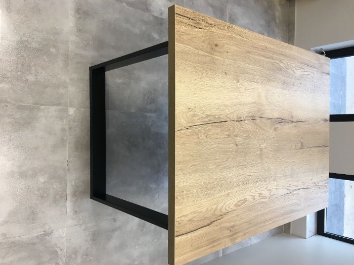 Stół przykładowy industrialny Halifax 88cmX120cm  .