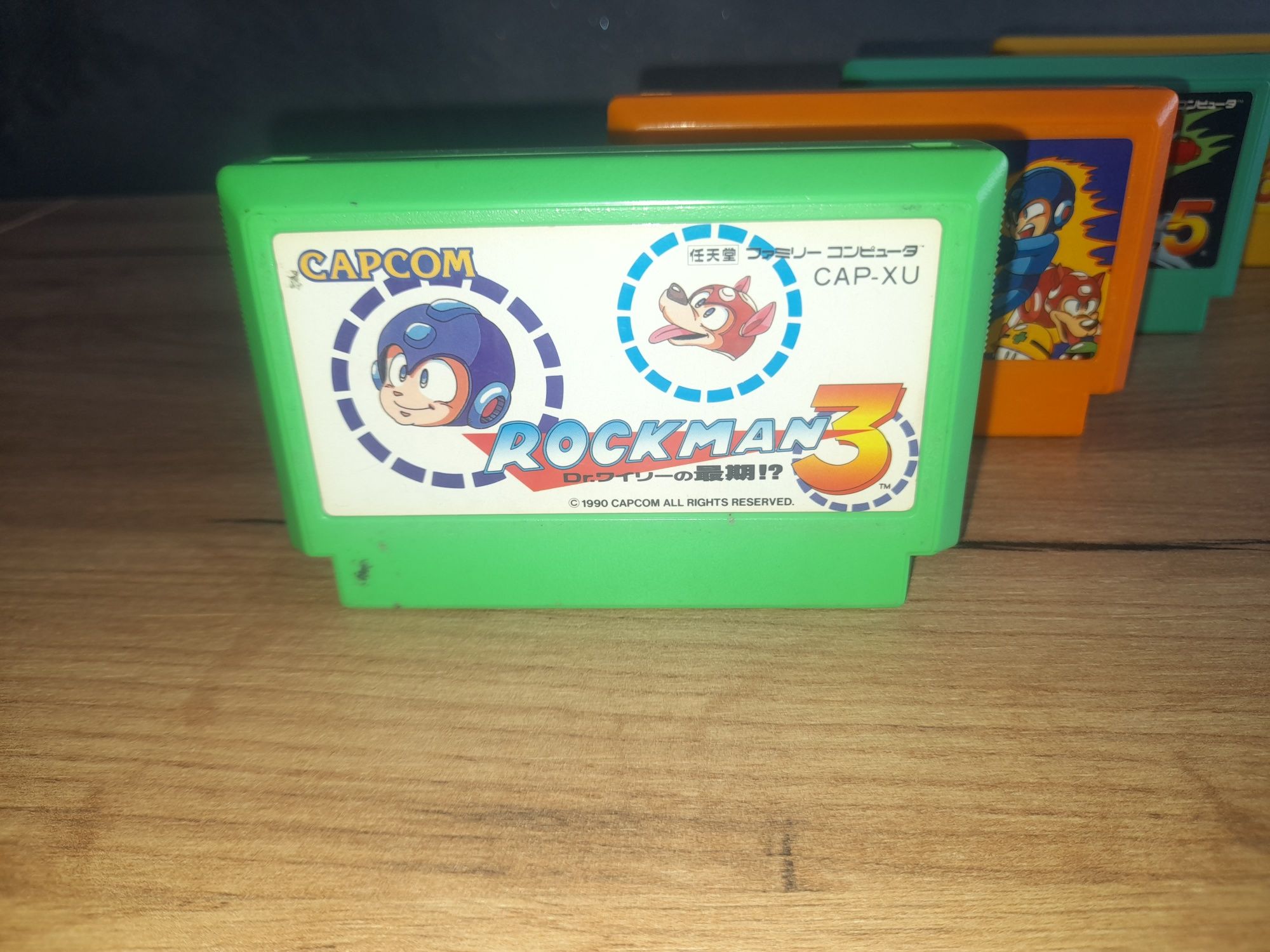 Rockman ( megaman ) 1 2 3 4 5 6 capcom zestaw nintendo famicom ntsc j