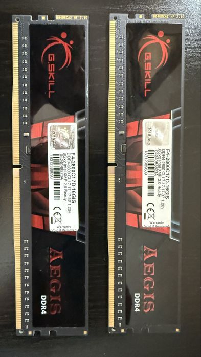 Memória RAM G.Skill Aegis 16GB (2x 8GB) DDR4 2800Mhz CL17