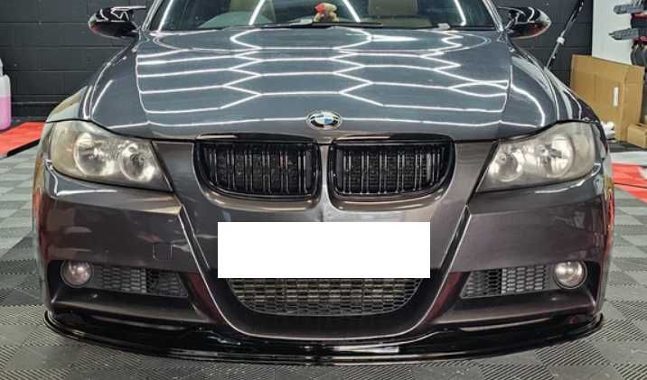 DOKŁADKA ZDERZAKA M Performance BMW E90 E91 2005/2008 M Pakiet czarny