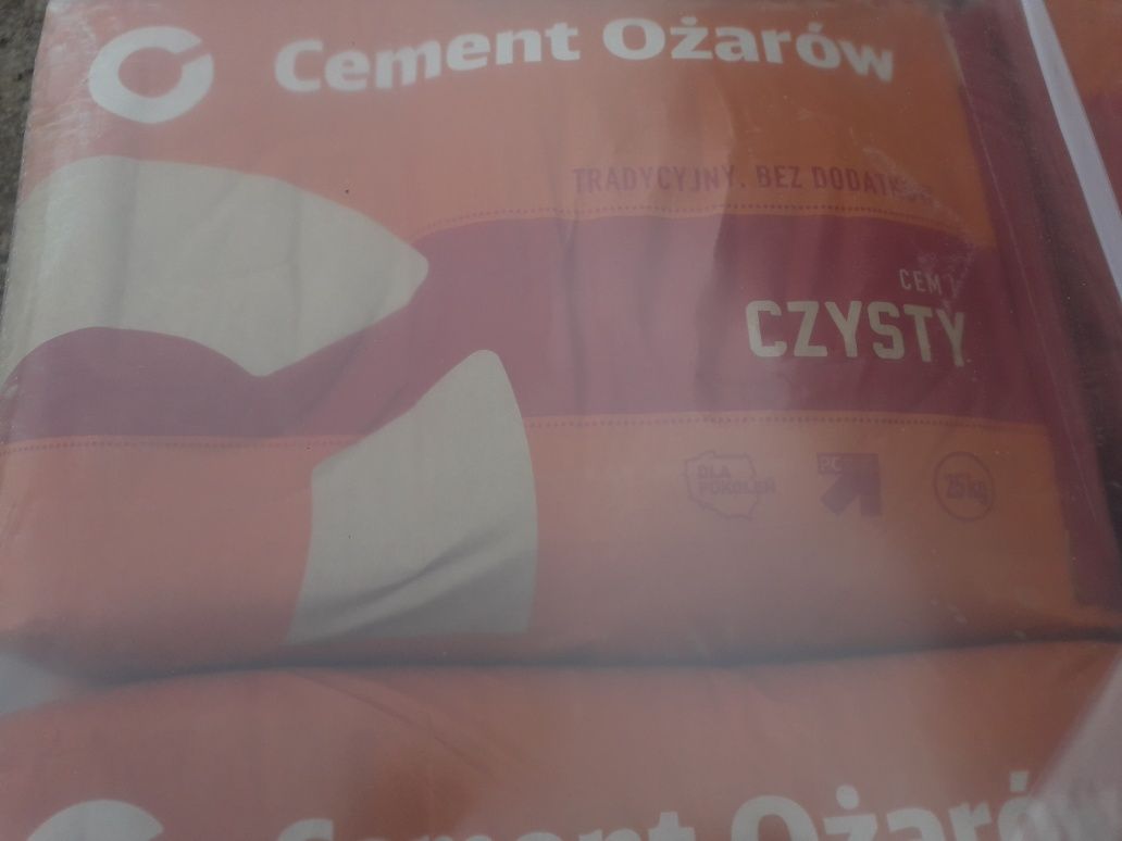 Cement 21,50zł/worek Ożarów GATUNEK I 42.5