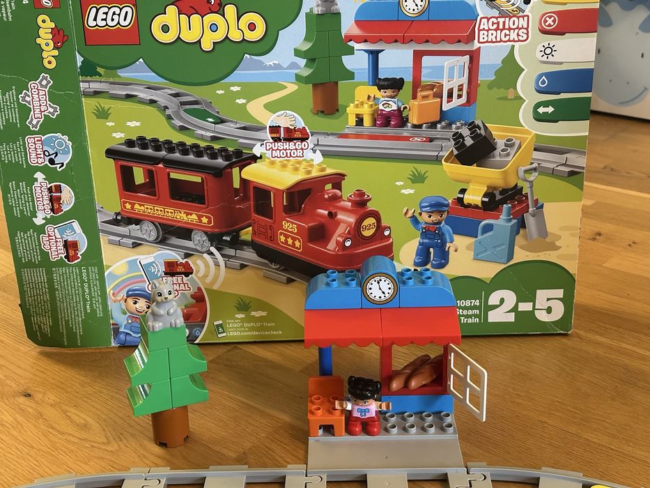 Lego Duplo-pociąg parowy,