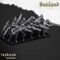 Sunland Arquebusiers X10 Highlands Miniatures Warhammer