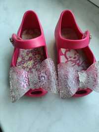 Mini melissa rozowe 19,20 buciki baletki baleriny sandalki