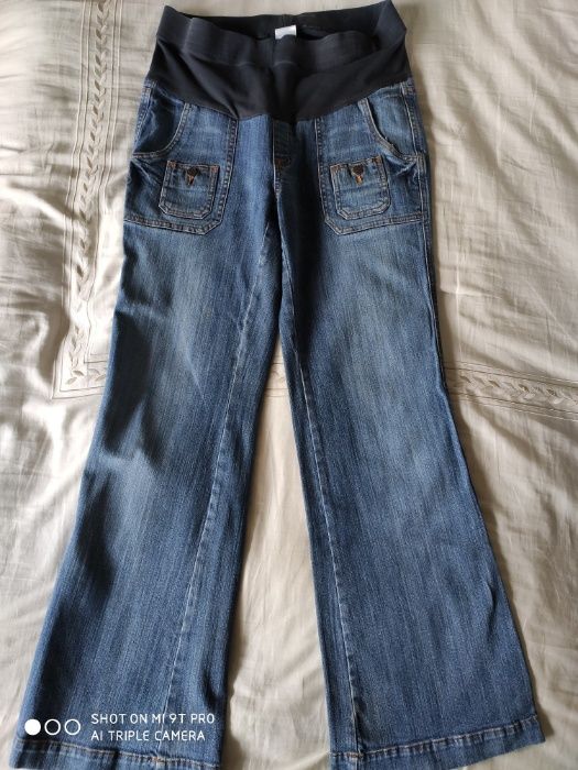 Spodnie jeansowe ciążowe Motherhood z USA