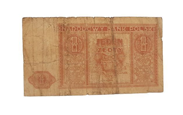 Stary Banknot kolekcjonerski 1 zł Polska 1946