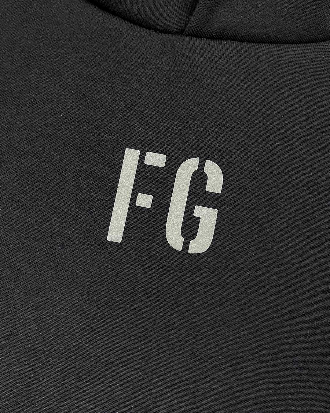 Худі Fear Of God 'FG' Vintage Hoodie Concrete Black