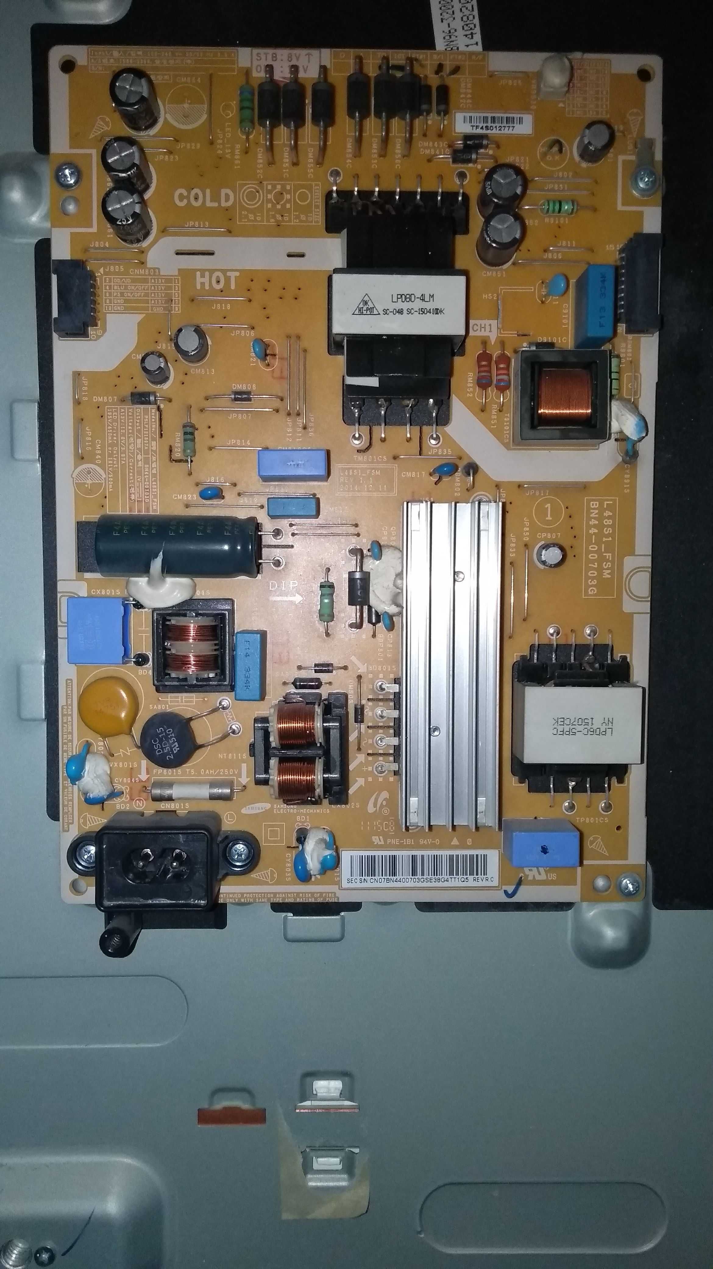 Samsung ремонт телевизора UE48J5600 BN41-02353B, UE43N5300 BN41-02663