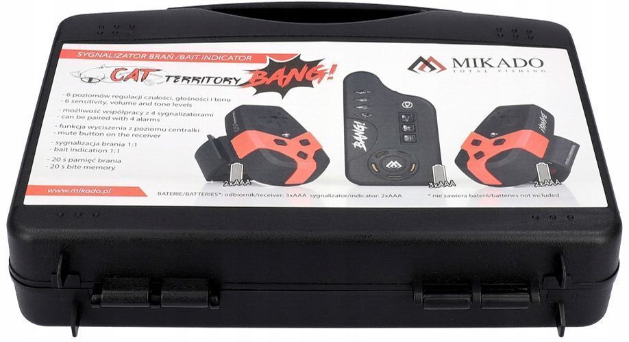 Elektroniczne sygnalizatory sumowe drgań BANG 2+1 centralka Mikado