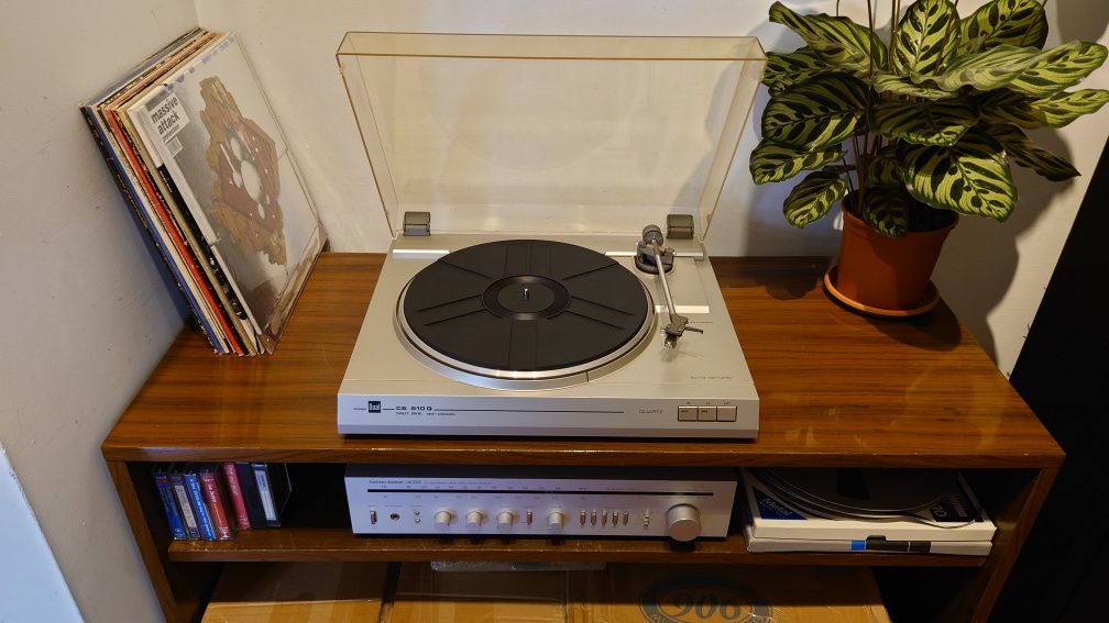 Dual CS610 Q, gramofon, direct drive, kwarc, półautomat, vintage 83r