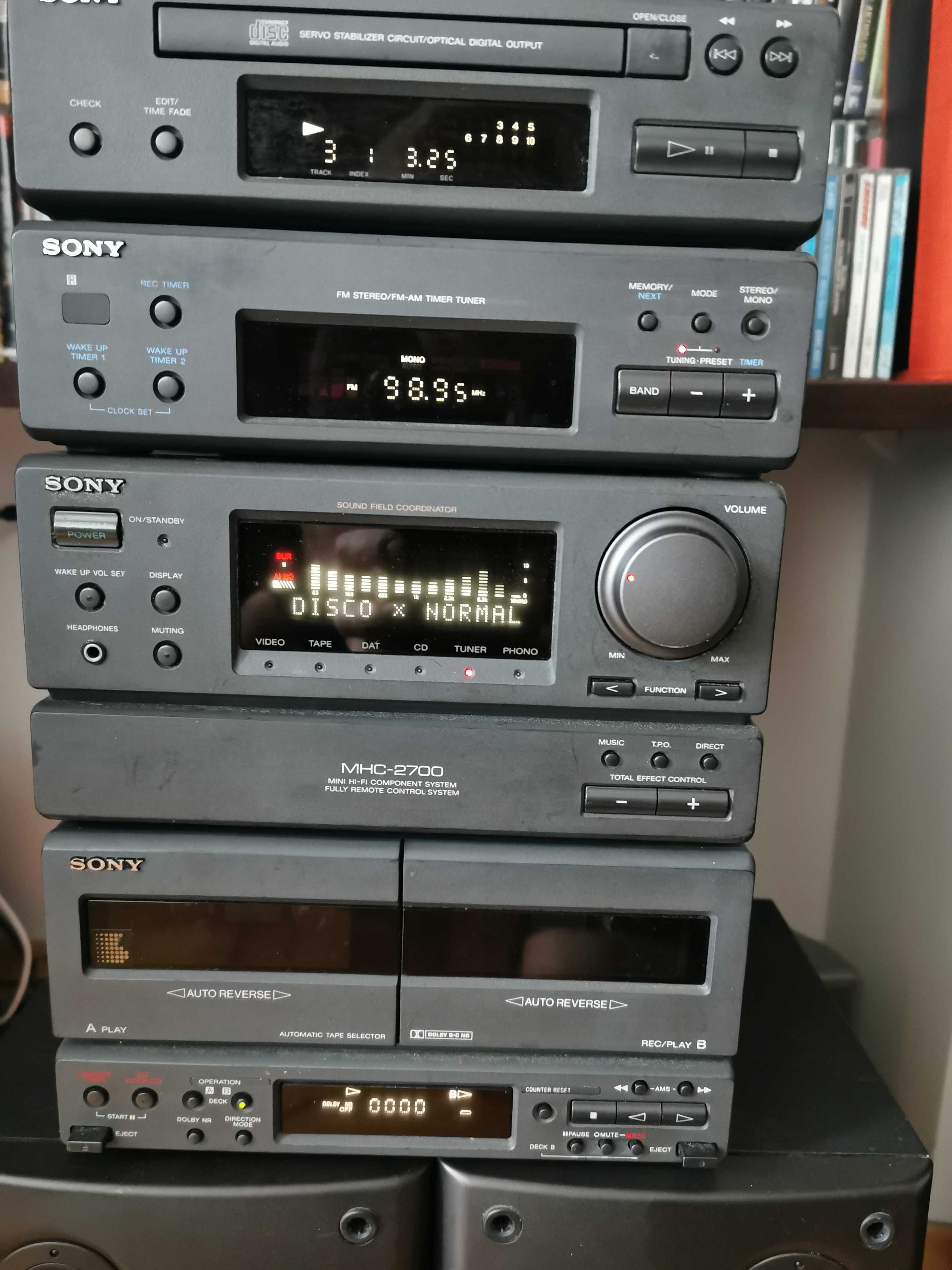 Wieża Sony MHC-2700 kolumny oryginał DLA KOLEKCJONERA