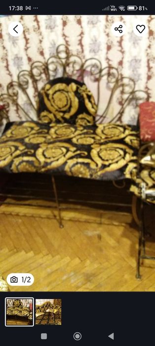 Мебель, кованая, диваны