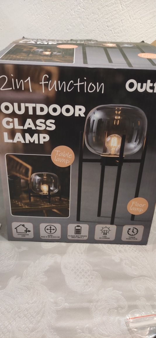 Lampa w stylu loft 2w1